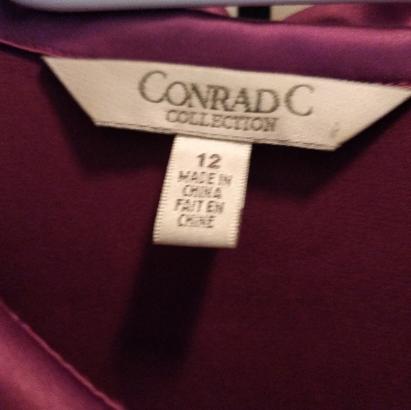 Conrad C Collection Satin Blouse, size 12 - Picture 3 of 6